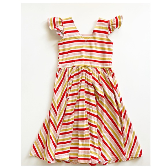 THE JUNE DRESS IN RETRO STRIPE - Picture 2 of 6
